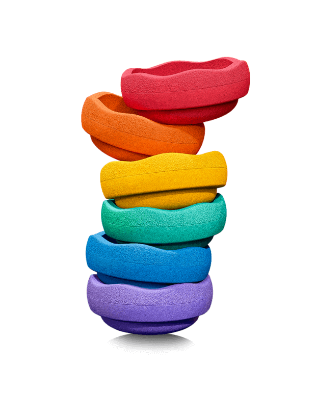 Produktbild: Original Rainbow, 6er Set von Stapelstein